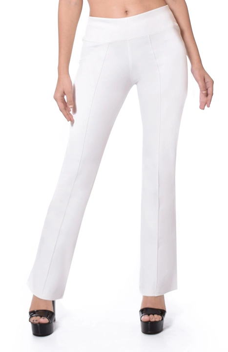 Off White Bell bottoms pants uploaded by Prince Enterprises on 6/14/2023
