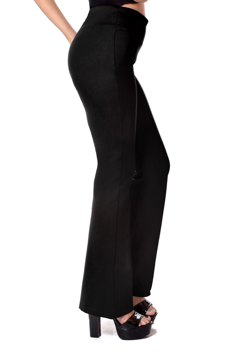 Black Bell bottoms pants for women uploaded by Prince Enterprises on 6/14/2023