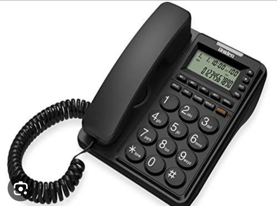 UNIDEN CE6409 Black Corded Landline Phone with Speakerphone & Caller ID FSK/DTMF uploaded by Shaksham Inc. on 6/14/2023