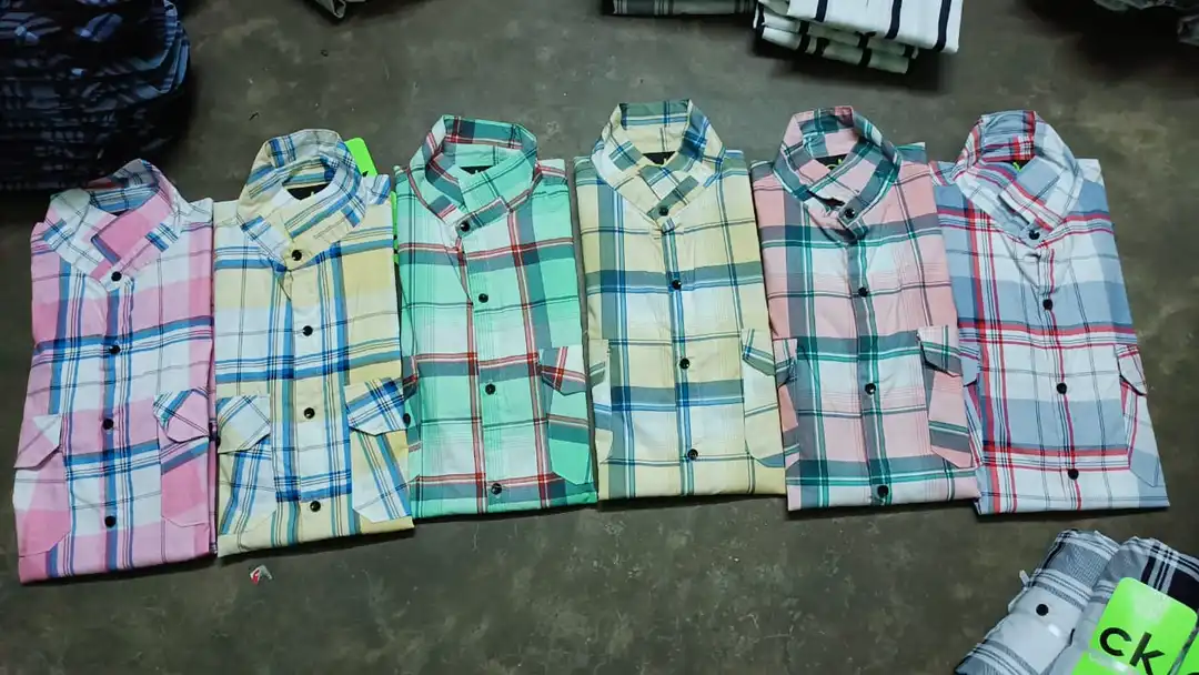 Cotton wash chack shirt (L.xl) uploaded by Men fashion stylist on 6/14/2023