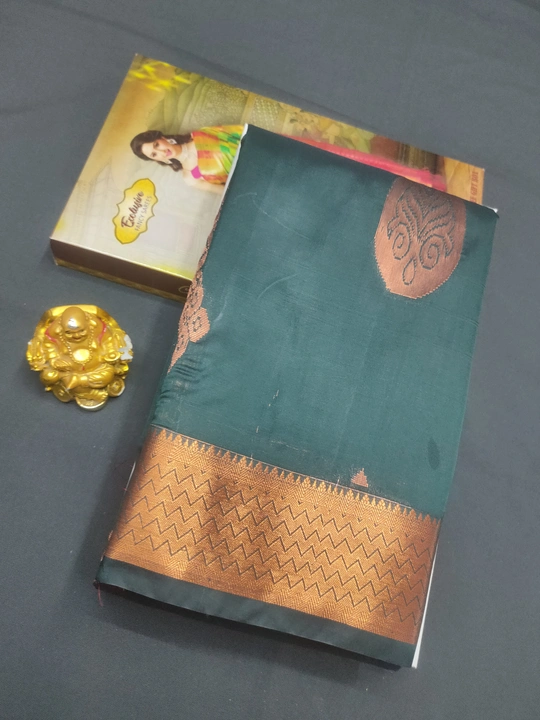 Kanchi soft silk sarees uploaded by P.A.K TEX on 6/14/2023