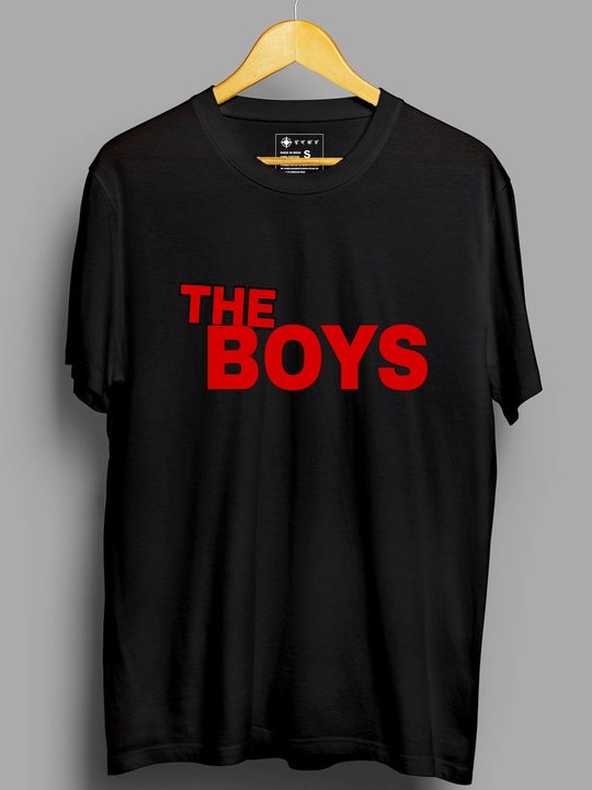 Cotton Premium The Boys Printed Tshirt Black uploaded by Dev Printing Solution on 6/14/2023
