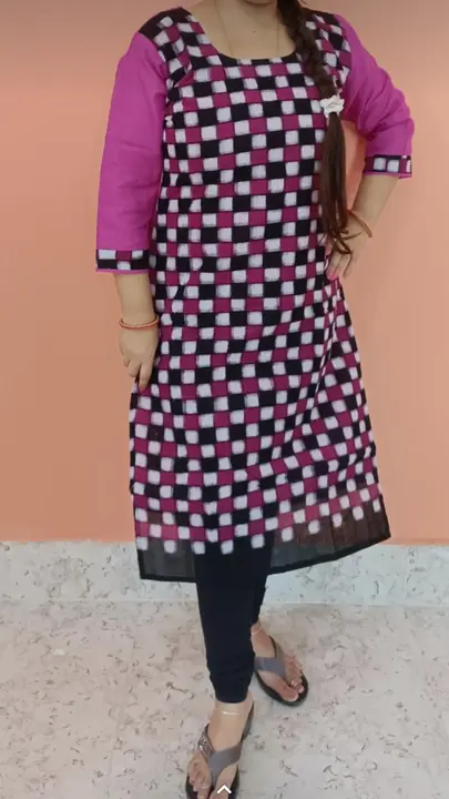 Pure cotton sambalpuri kurti for women stylish  uploaded by Sombaby on 6/14/2023