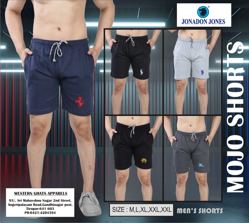 Men's track pant and shorts uploaded by WESTERN GHATS APPARELS on 5/29/2024