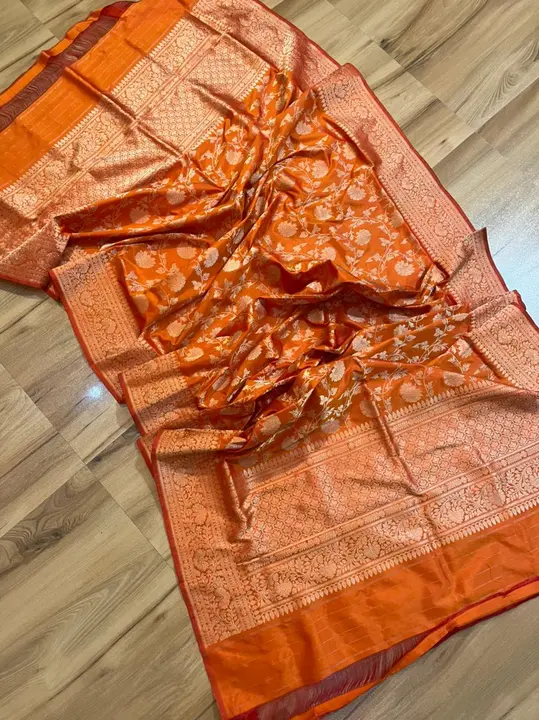 Pure katan handloom banarasi dupatta  uploaded by Zeya Textiles on 6/14/2023