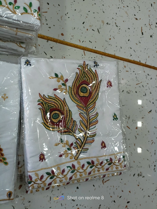 White blouse uploaded by Rangoli saree on 6/14/2023
