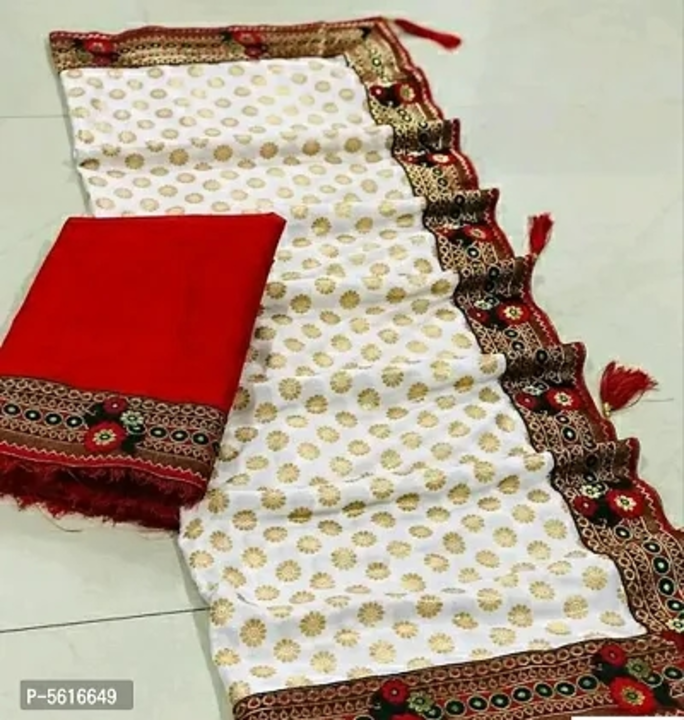Jacquard saree uploaded by MN Creation on 6/14/2023