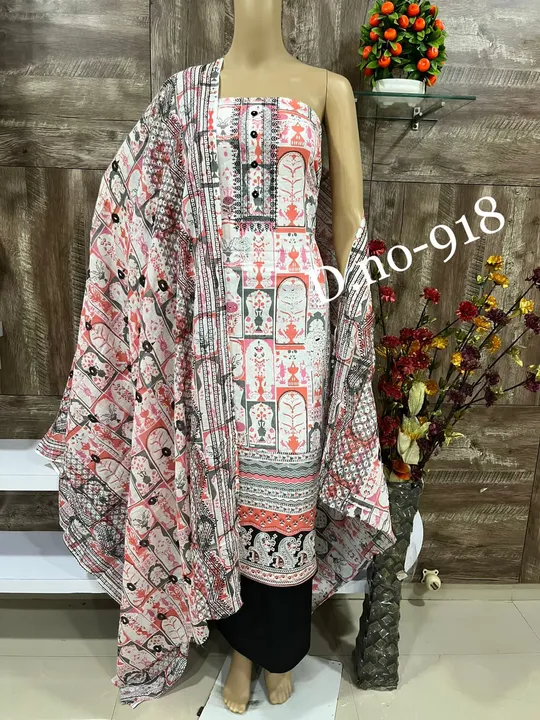 Karachi Print Cotton Suit  uploaded by Zuberiya Global on 6/14/2023
