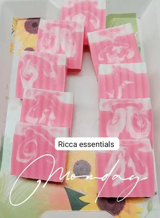 Rose rice milk soap  uploaded by business on 6/14/2023