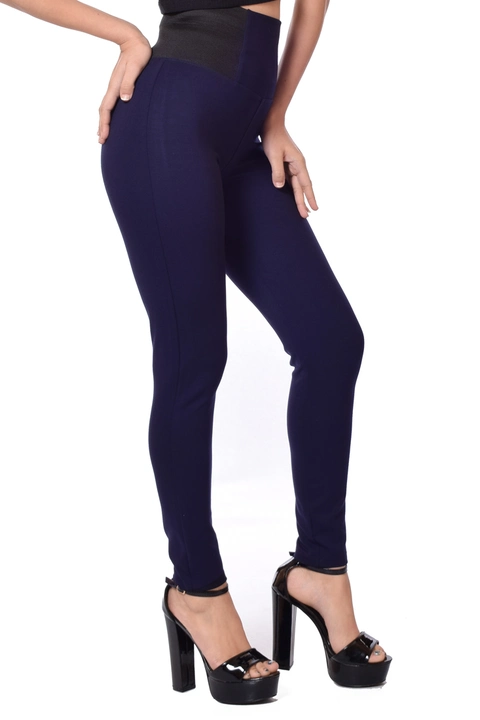 Navy blue 5" Tummy tuck jegging for women uploaded by Prince Enterprises on 6/14/2023