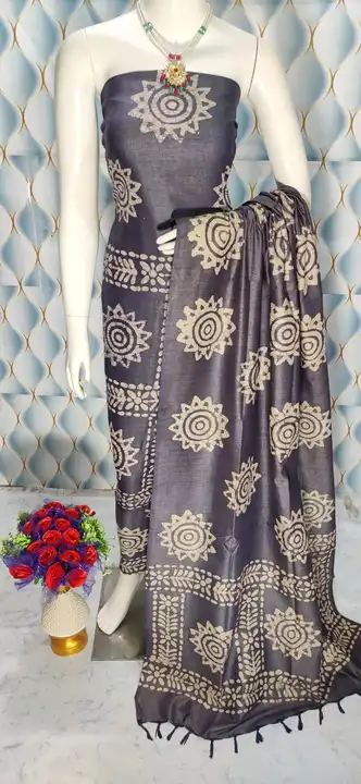Cottan khadi batik print suit set  uploaded by Peehu handloom  on 6/15/2023