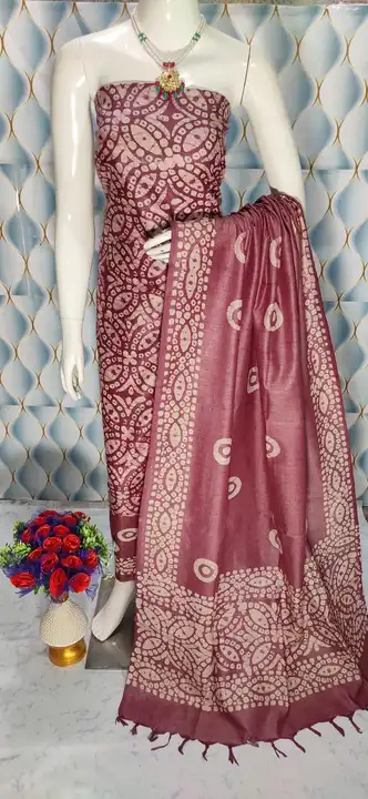 Cottan khadi batik print suit set  uploaded by Peehu handloom  on 6/15/2023