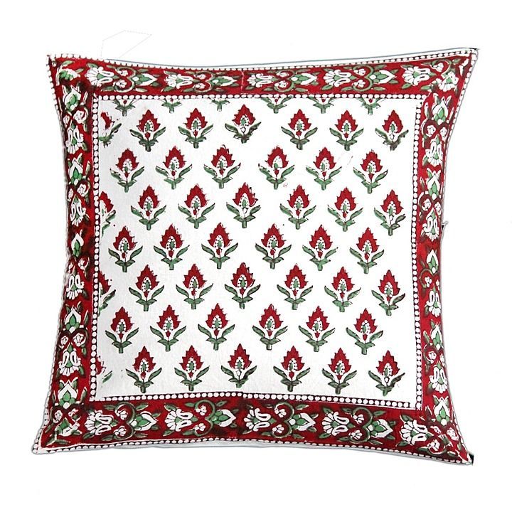 Hand block printed cotton cushion covers uploaded by Mohit on 7/14/2020