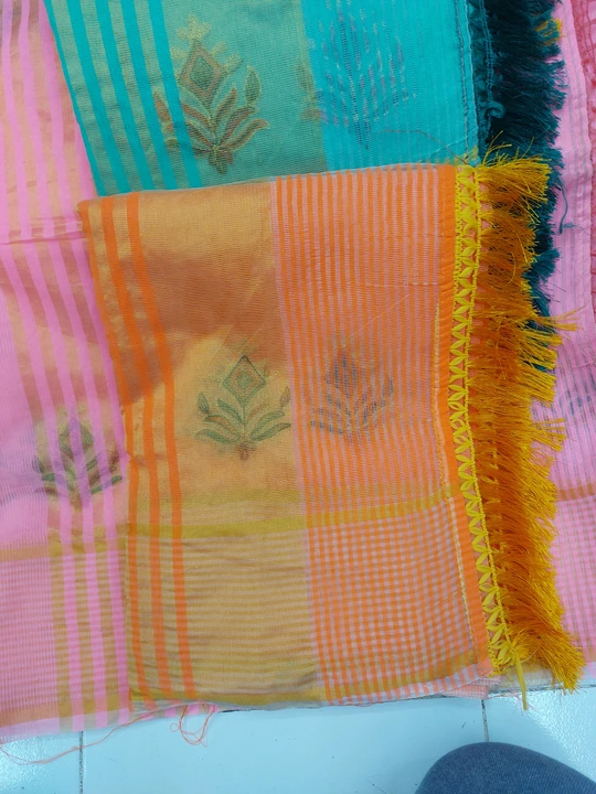 Cotton net  work saree  uploaded by N K SAREES  on 6/15/2023