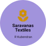 Business logo of Saravanas textiles redmats