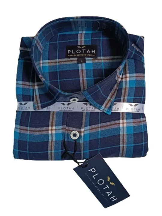 Double pocket check shirt uploaded by PLOTAH " Makes Everyone Special" on 6/15/2023
