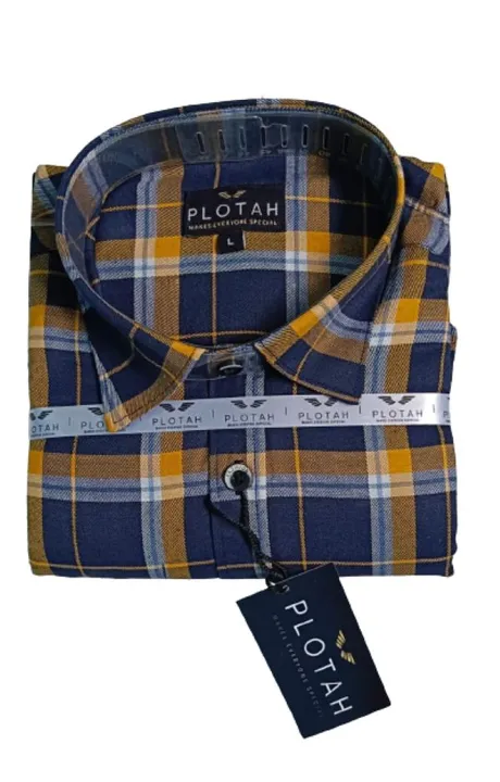 Double pocket check shirt uploaded by PLOTAH " Makes Everyone Special" on 6/15/2023