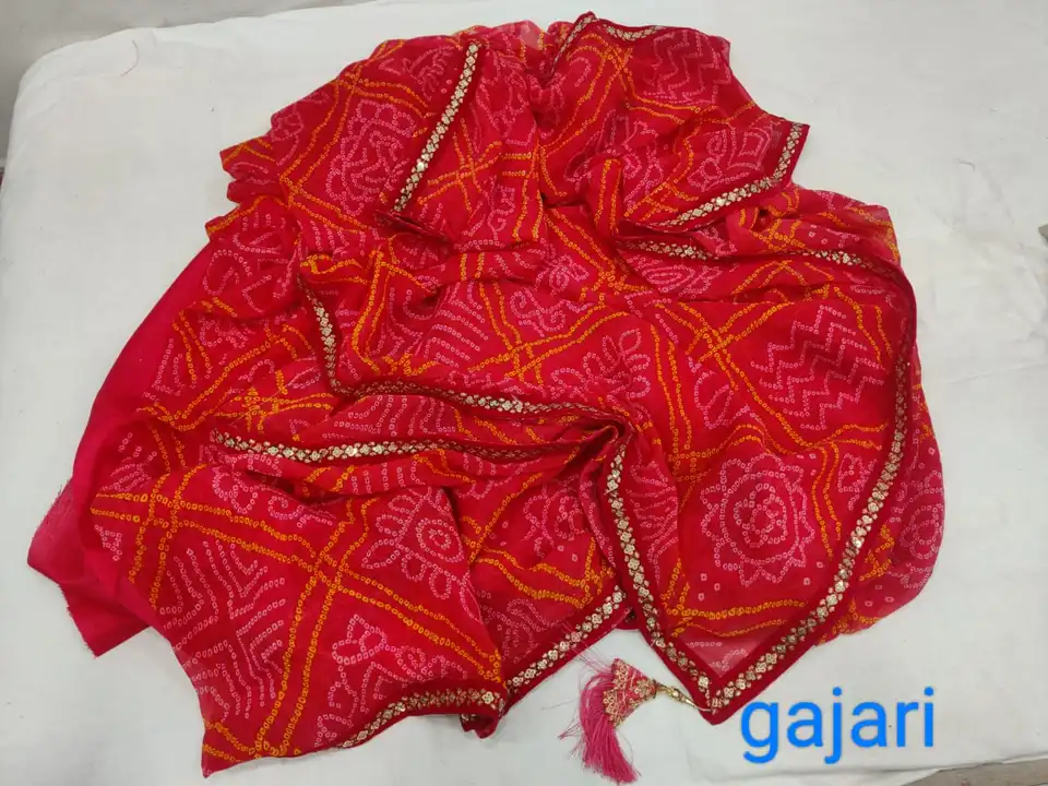 Bandhani saree uploaded by MERCHMELOW  on 6/15/2023