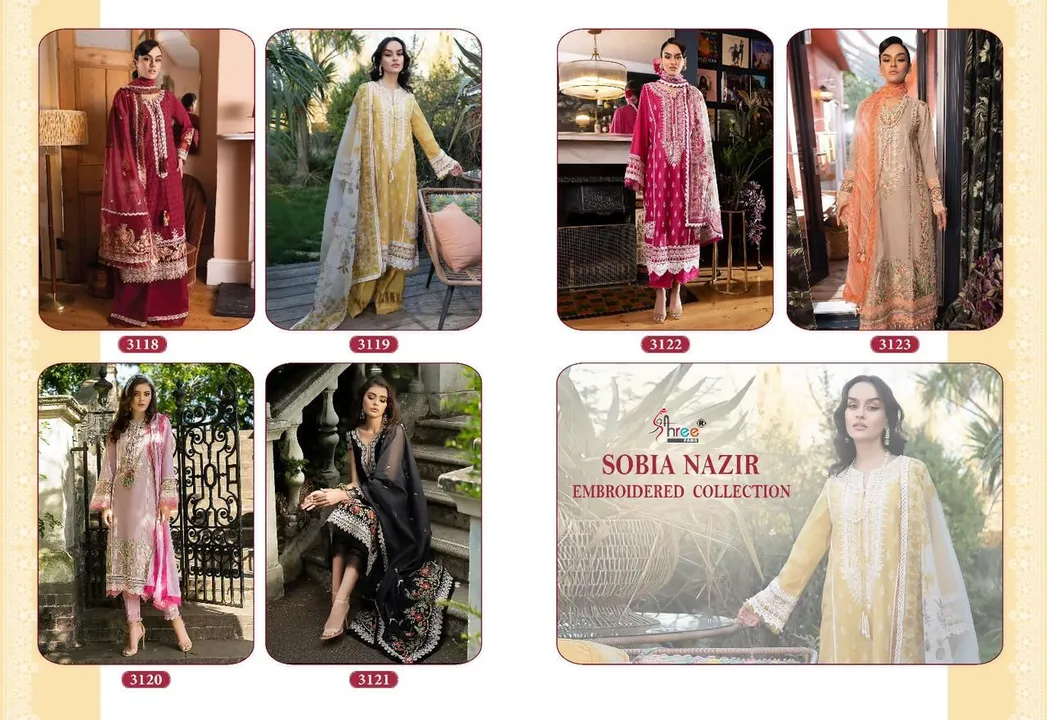 Shree Fab DesignShree Fab Designer Pakistani suit  uploaded by Maa Fabircs on 6/15/2023
