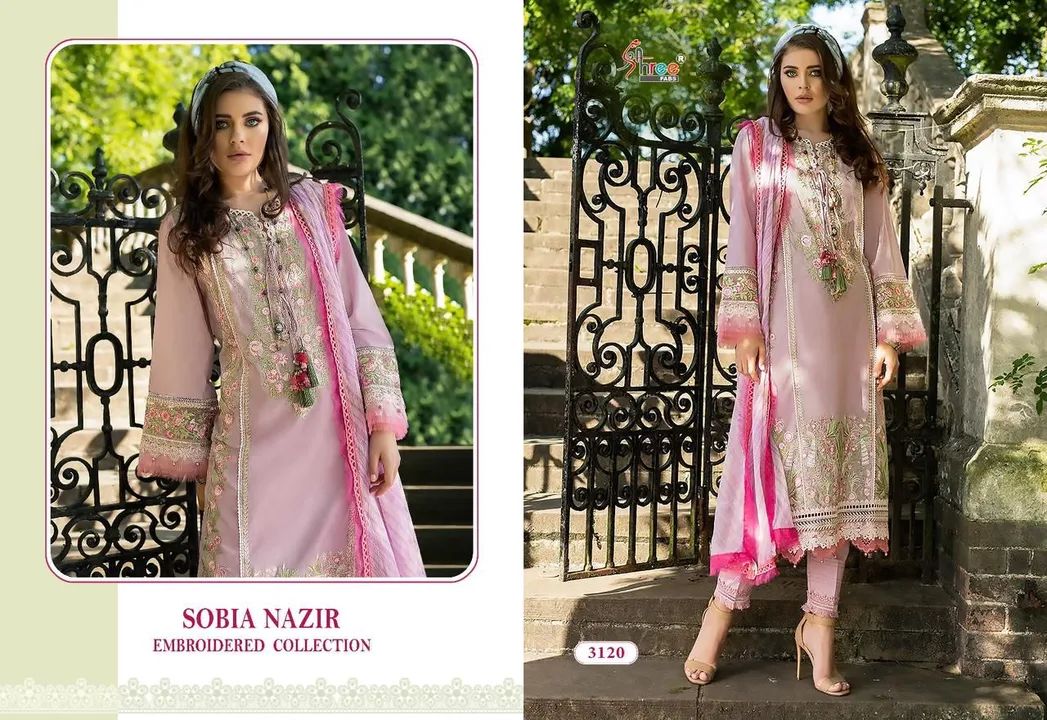Shree Fab DesignShree Fab Designer Pakistani suit  uploaded by Maa Fabircs on 6/15/2023