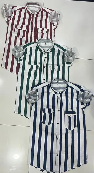 Double Pocket Lycra Shirts uploaded by MUMBAI SHIRTS  on 6/15/2023