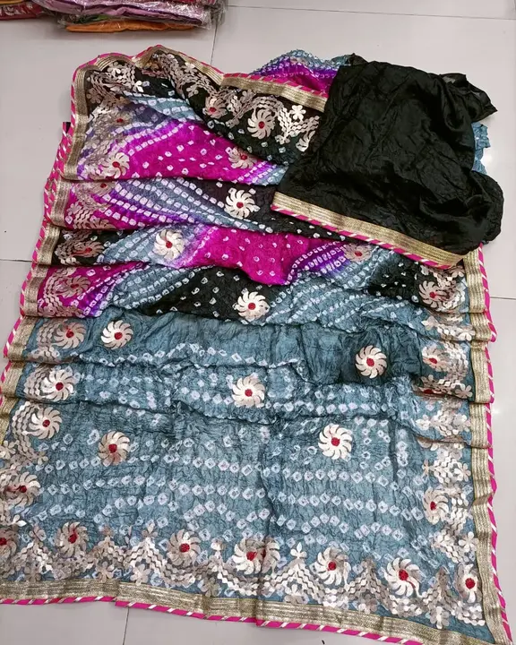 Product uploaded by Jaipuri wholesale gotta patti kurtis nd sarees on 6/15/2023