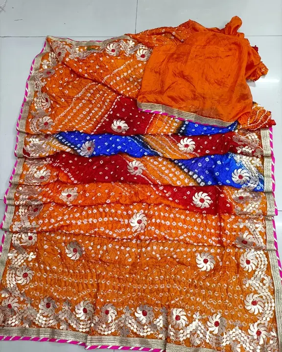 Product uploaded by Jaipuri wholesale gotta patti kurtis nd sarees on 6/15/2023