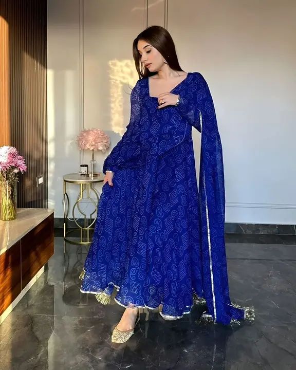 Anarkali gown  uploaded by Sharma studio on 6/15/2023