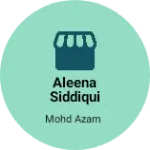 Business logo of Aleena Siddiqui dress and jeans manufacturer.