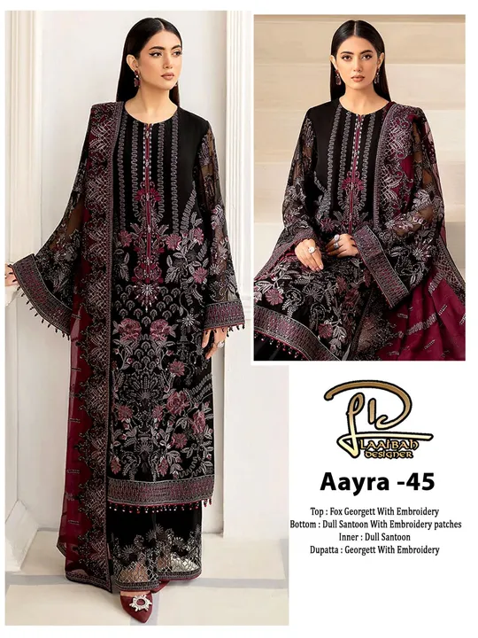 Laaibah Designer Aayra LD 45 uploaded by Dresstination on 6/15/2023