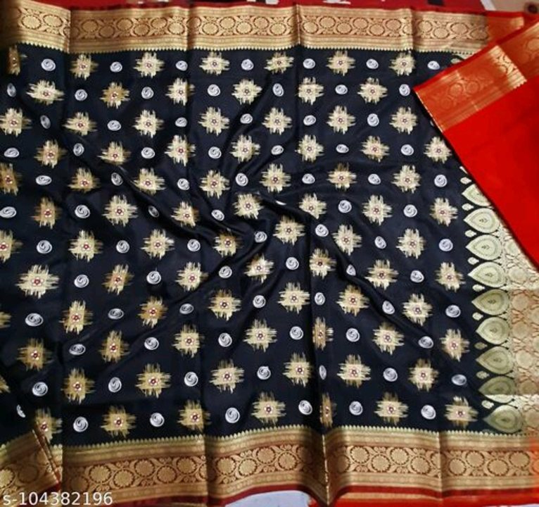 Banarasi satin silk saree uploaded by Saree udyog on 6/15/2023