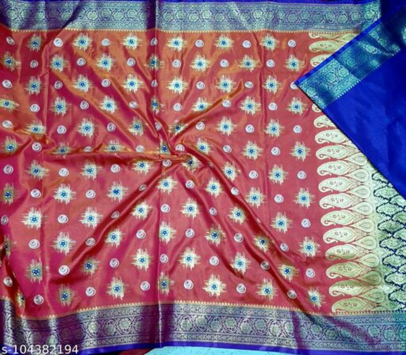 Banarasi satin silk saree uploaded by Saree udyog on 6/15/2023