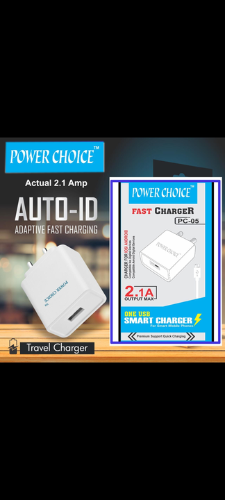 Power Choice 2.1 Amp Charger  uploaded by Mobile Accoccries  on 5/30/2024