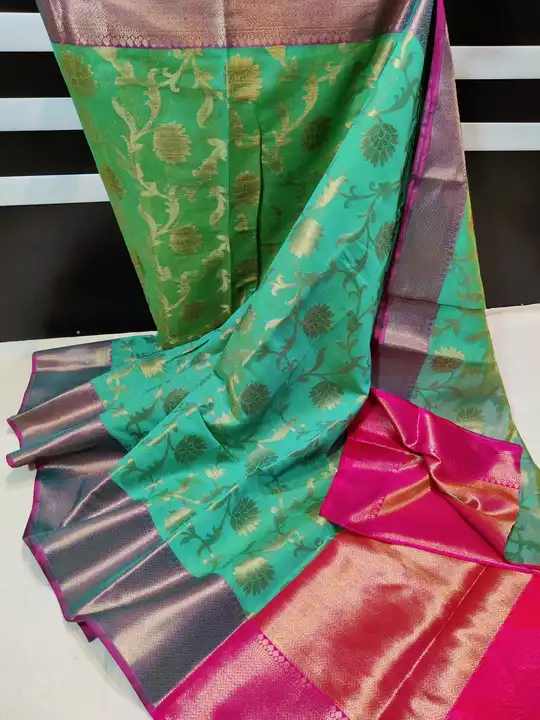 Banarasi Cotton silk saree uploaded by Banarasi Weavers on 6/15/2023
