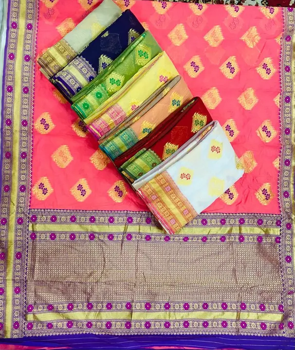 Banarasi Cotton silk saree uploaded by Banarasi Weavers on 5/28/2024