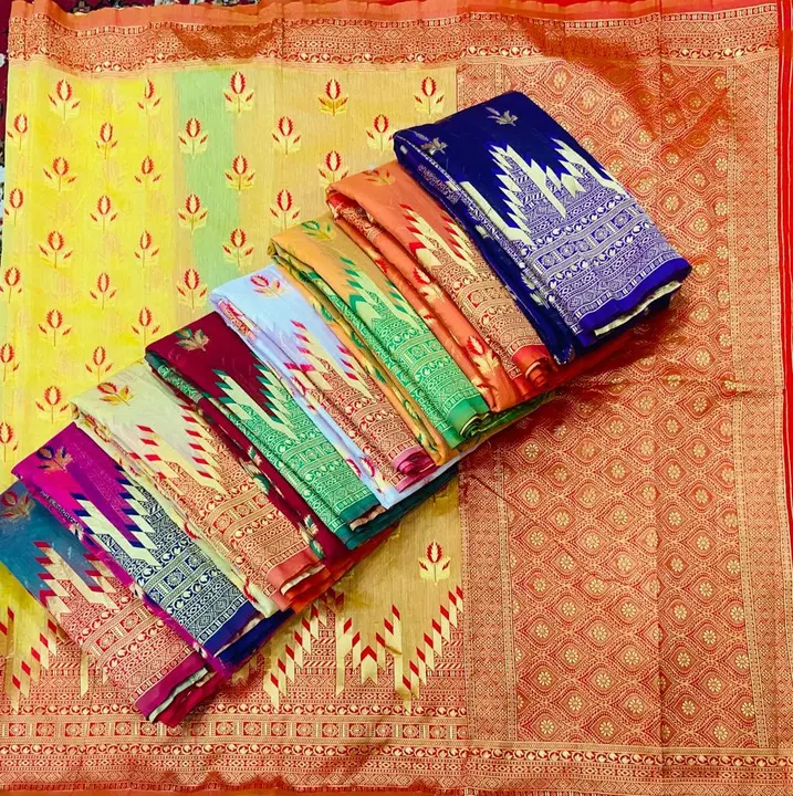Banarasi Cotton silk saree uploaded by Banarasi Weavers on 6/15/2023