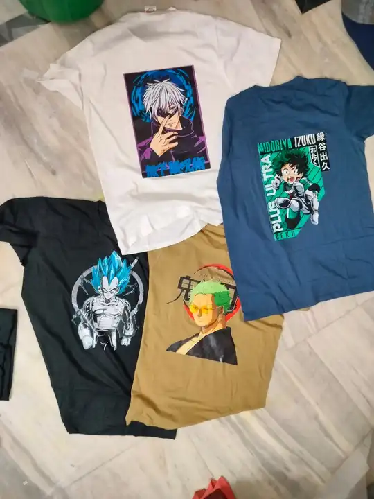 Anime Print T-shirts  uploaded by SHAHID&SUF on 6/15/2023