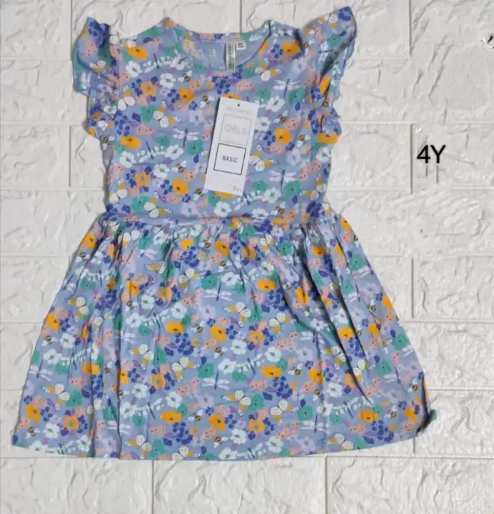 Girls wear frock for kids sn uploaded by pink Rose fashion Store  on 6/15/2023