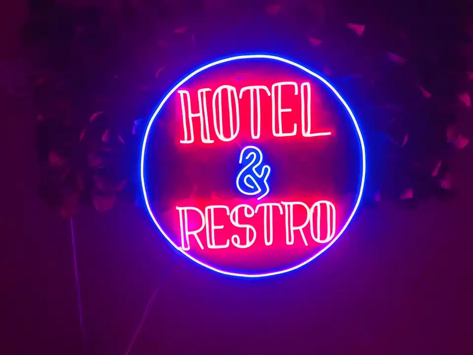 Hotel Restro Neon Sign For Occasions Or Decoration items  uploaded by business on 6/15/2023