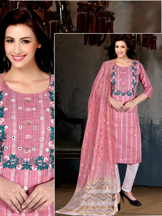 3pc kurti  uploaded by Ready made dresses on 6/15/2023