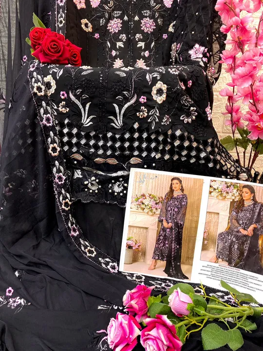 Elaf Georgette heavy pakistani dress uploaded by ELAF FASHION on 6/15/2023