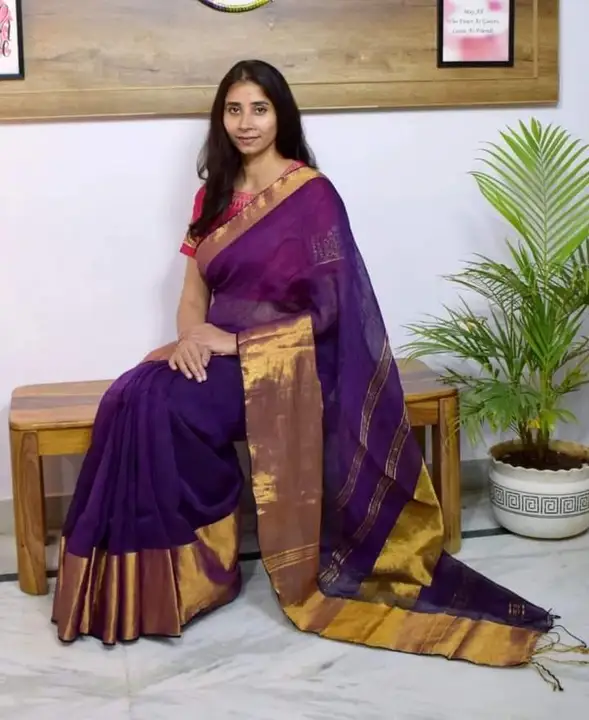 Pure Bhagalpuri Linen Saree With Running Blouse  uploaded by Kiran Textile on 6/15/2023