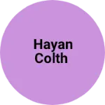 Business logo of Hayan colth