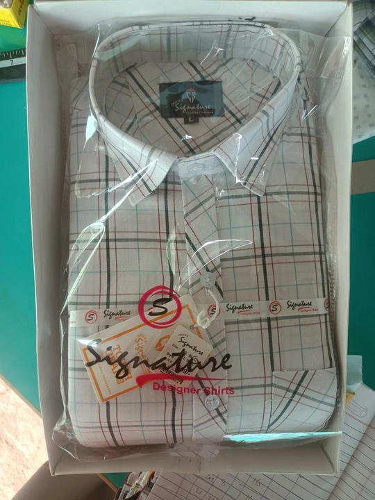 Cotton check shirt  uploaded by R K Enterprises  on 6/15/2023