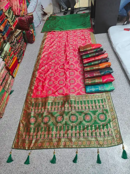 Silk saree uploaded by Harpal collection on 6/15/2023