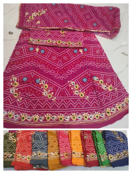 Cotton bandej rajpooti dress  uploaded by Shri gouri rajpooti center on 6/15/2023