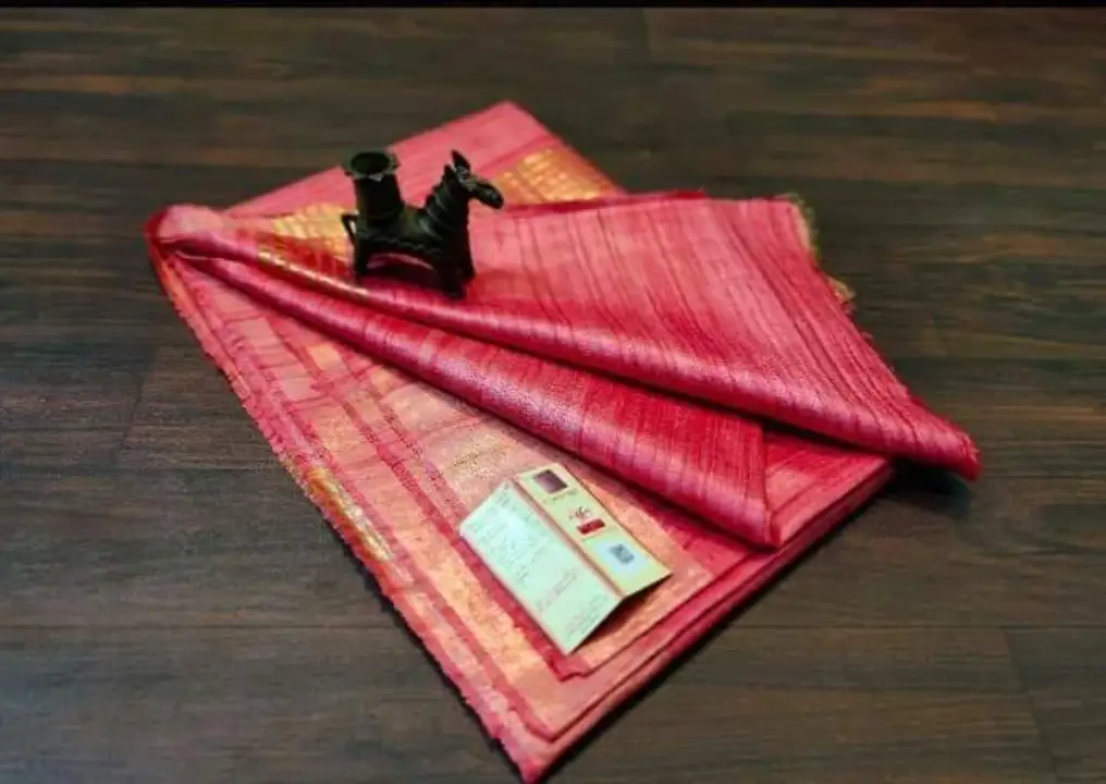 Tussar gicha silk saree uploaded by WeaveMe India on 6/15/2023