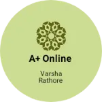 Business logo of A+ online