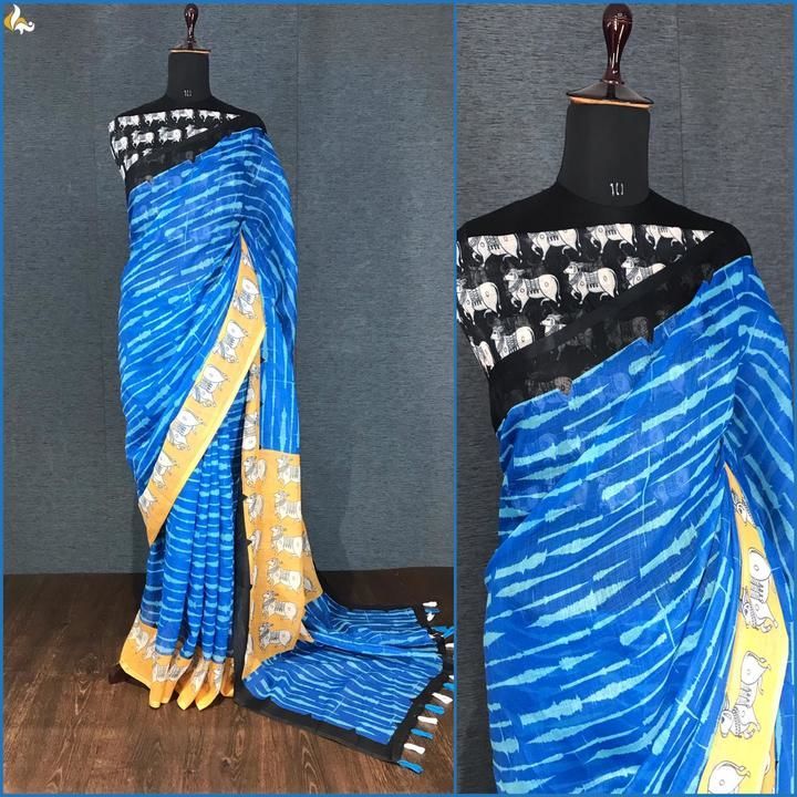 Post image *The LINEN SAREE woven in Linen by Linen fabric with Digital Print*

*Product Details:-*

*Saree Fabric - Linen (5.50M)*

*Blouse Fabric :- Linen (0.80M)*

*Work :- Digital Print with cotton tussles*

*Rate:- 899/-INR*_

*QUALITY is our PRIORITY*