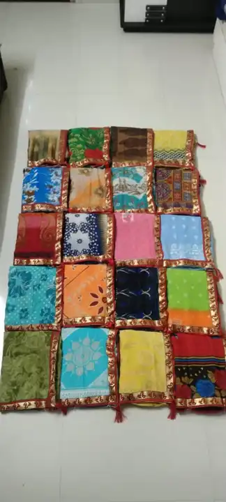 MIX DESIGN SAREE WITH PHOTO uploaded by Wholsale lot wala on 6/15/2023